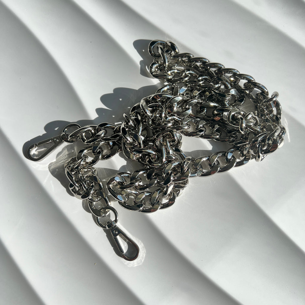 Verve Silver Crossbody Chain Strap - 48