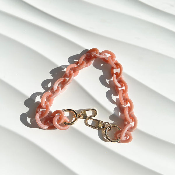 Verve Pink Marble Slim Decorative Strap - 18"