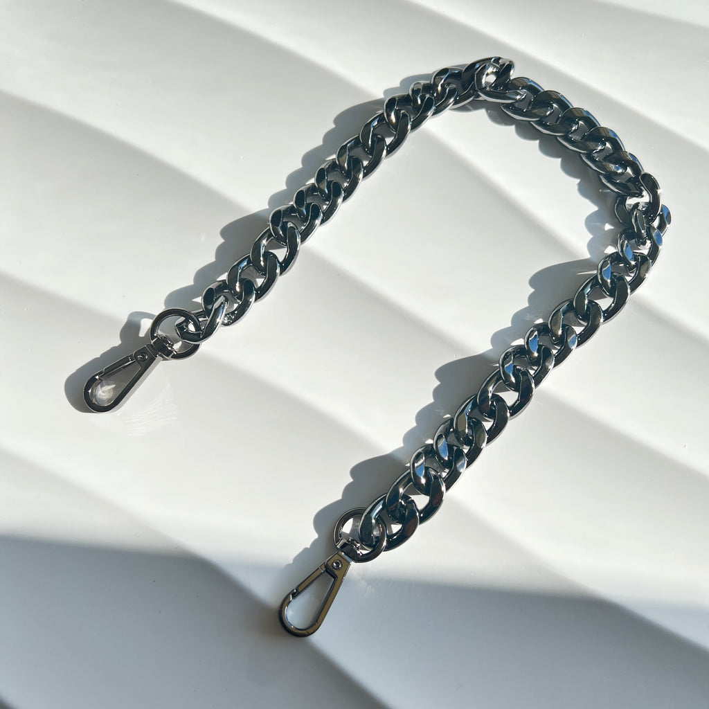 Verve Gunmetal Shoulder Chain Strap - 18"