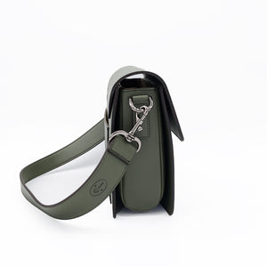 Hamilton Shoulder Bag [Signet] - Deep Olive [Sample Sale]