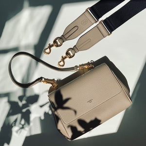 Eloise Soft Satchel [Signet] - Black [Sample Sale]