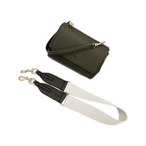 Eloise Soft Satchel [Signet] - Deep Olive [Sample Sale]