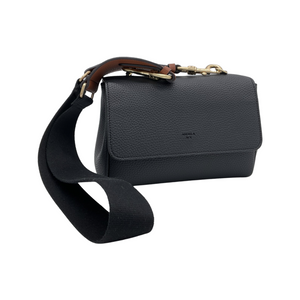 Eloise Soft Satchel [Signet] - Black [Sample Sale]