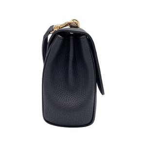 Eloise Soft Satchel [Signet] - Black [Sample Sale]