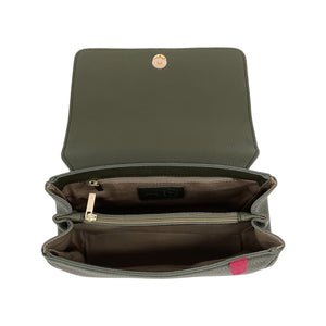 Eloise Soft Satchel [Signet] - Deep Olive [Sample Sale]