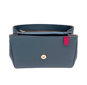 Eloise Soft Satchel [Signet] - Stone Blue