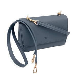 Eloise Soft Satchel [Signet] - Stone Blue