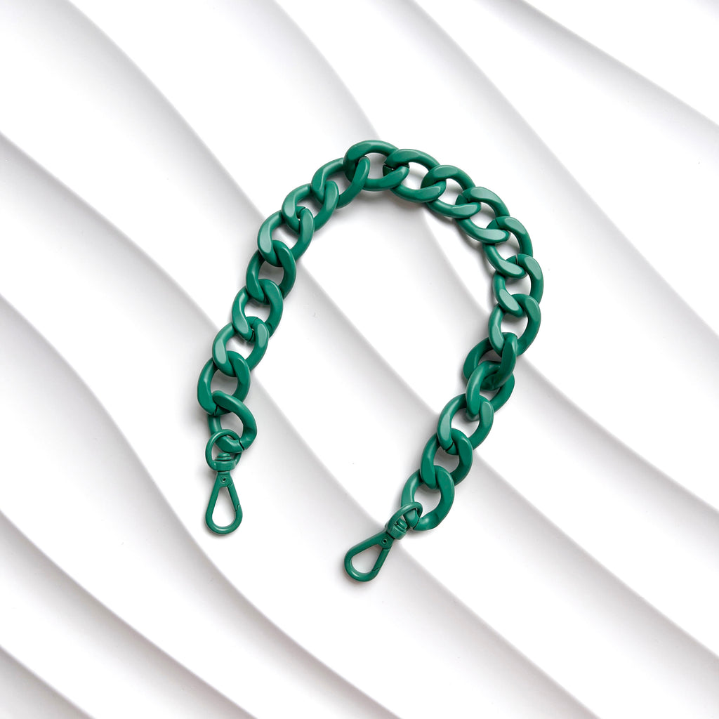 Verve Green Chain Handle Strap - 16.5"