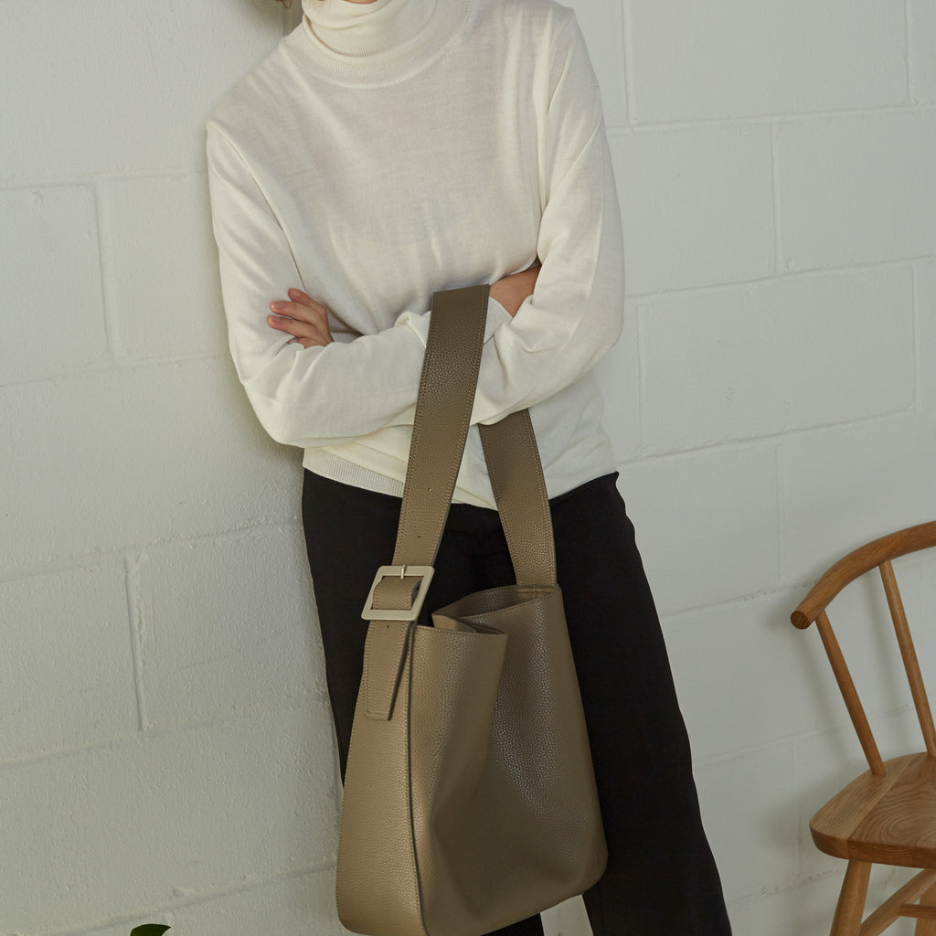 Jane Shoulder Bag - Ash Brown