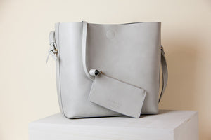 Jules Bucket Bag II - Light Gray