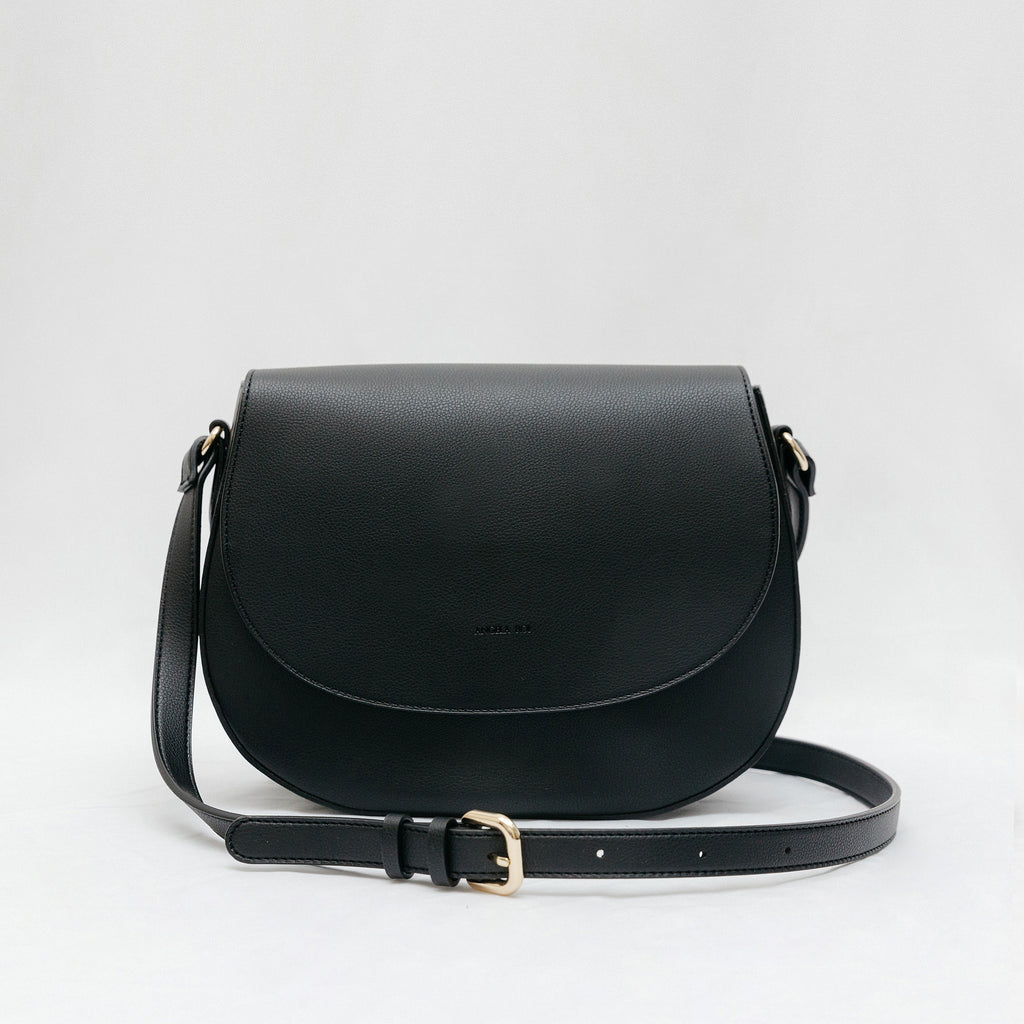 Designer Black Cross Body  Vegan Handbags by Angela Roi