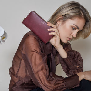 Olivia Z Wallet - Dusty Rose