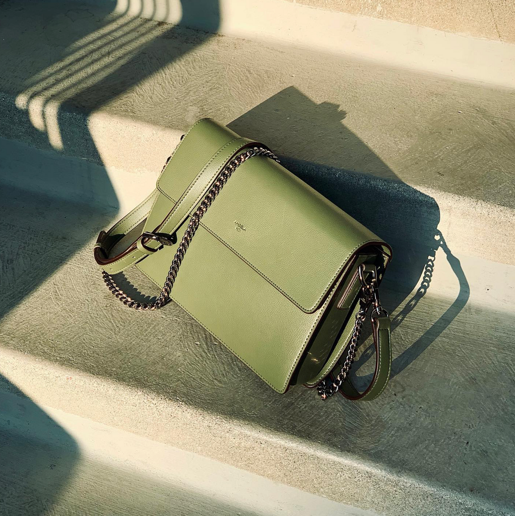 olive green bag