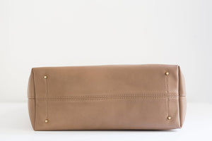 Andrea Tall Tote - Mud Gray
