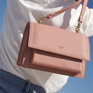 Eloise Satchel [Signet] - Coral Pink