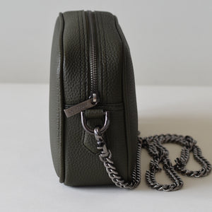 Grace Mini Cross-body - Deep Olive [Sample Sale]