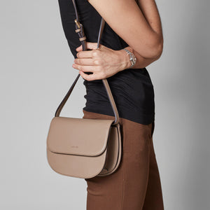Hamilton Round Cross-body - Mud Beige