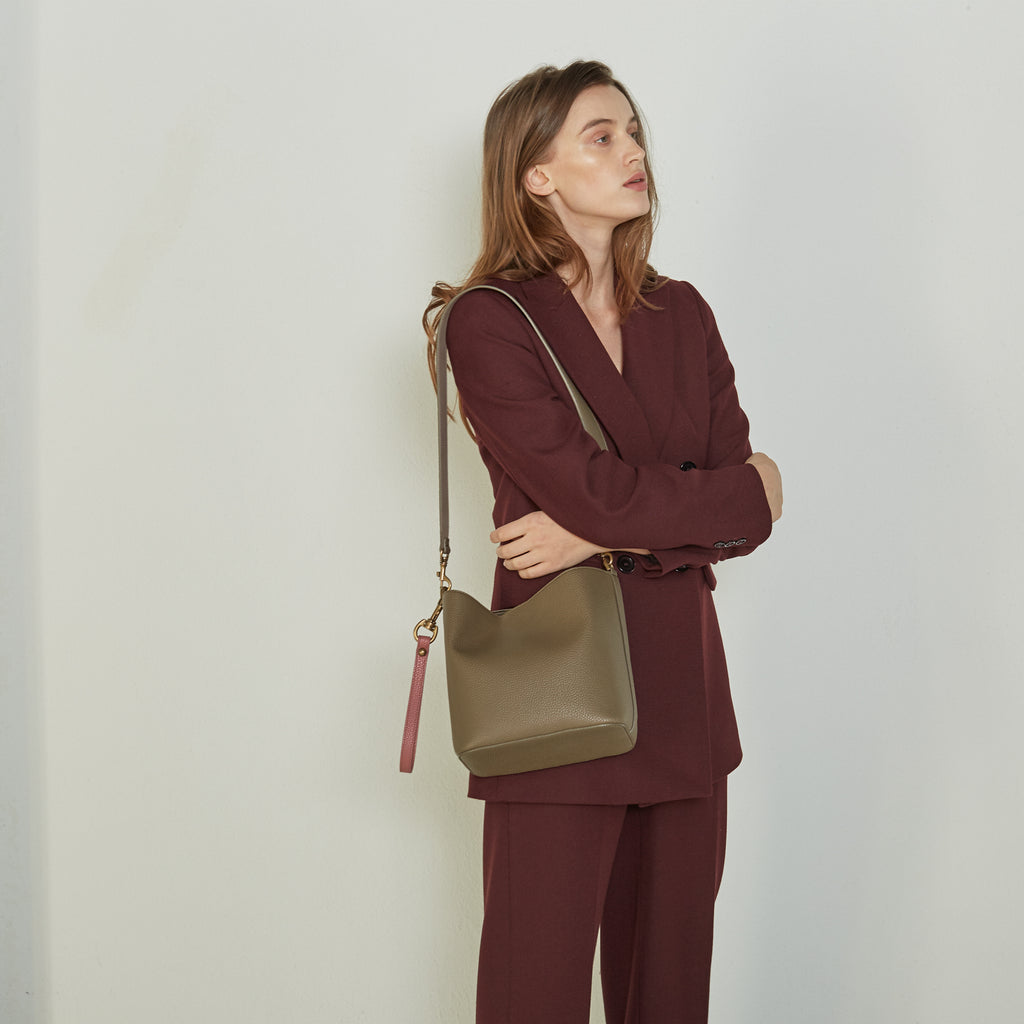 Angelou Mini Bucket - Ash Brown Set [Sample Sale]