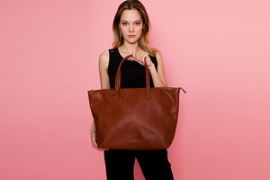 Andrea Oversized Tote - Black