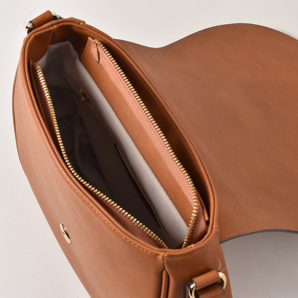 Almost Perfect' Envelope Convertible Crossbody, Cognac