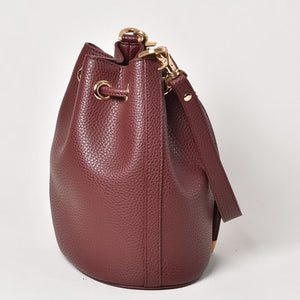 Madeline Mini Bucket - Bordeaux
