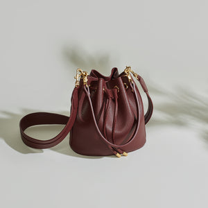 Madeline Mini Bucket - Bordeaux