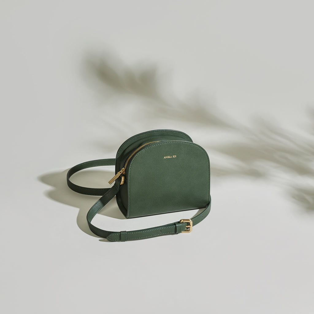 The Elizabeth Cactus Leather Handbag (Green)