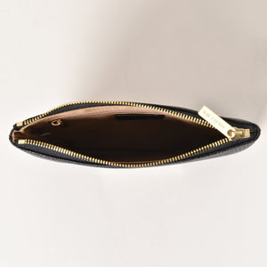 Zuri Travel Pouch with Aisha Giraffe - Black [Sample Sale]