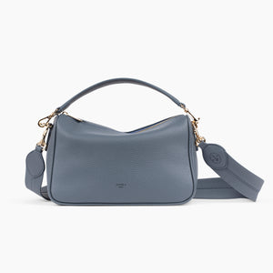 Grace Top Handle Shoulder [Signet] - Stone Blue