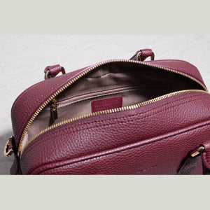 Barton Duffle Tote - Bordeaux [Sample Sale]