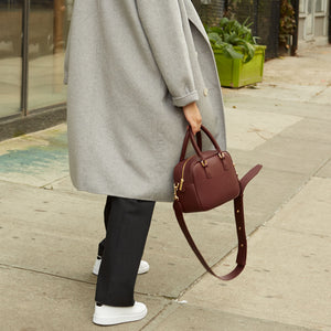 Barton Duffle Tote - Bordeaux [Sample Sale]