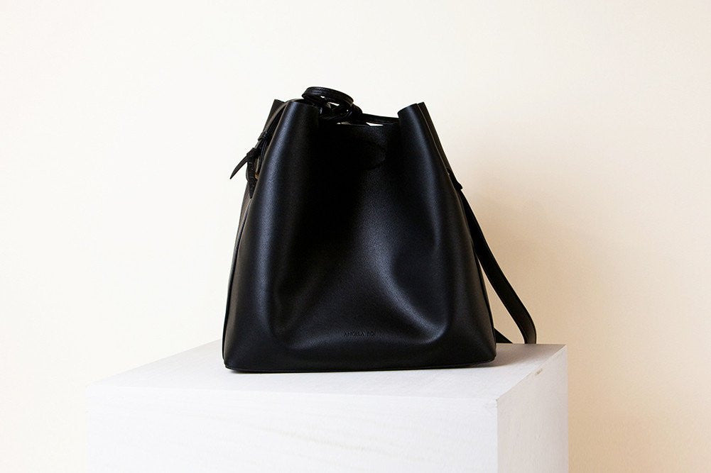 Luxury Vegan Bucket Bag by Angela Roi