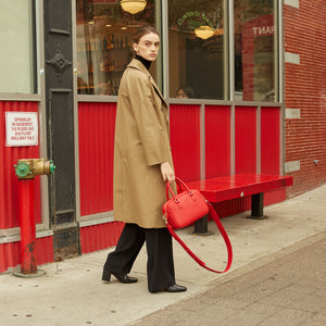 Barton Duffle Tote - Red [Sample Sale]
