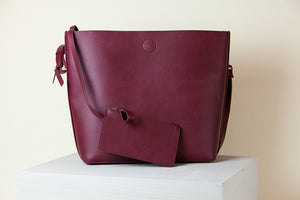 Jules Bucket Bag II - Bordeaux