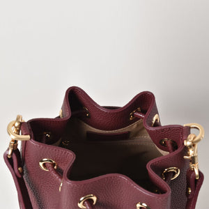 Madeline Mini Bucket - Bordeaux