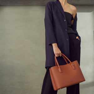 Cher Tote - Ash Brown