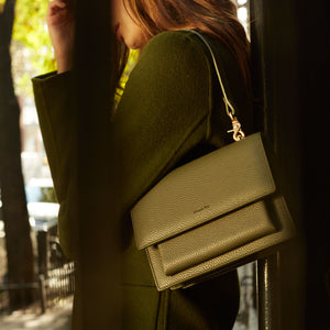 Eloise Satchel - Deep Olive