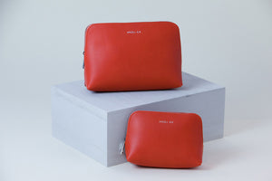 Elle Cosmetic Case Set - Vermilion