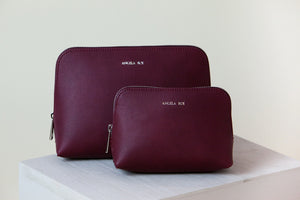 Elle Cosmetic Case Set - Bordeaux
