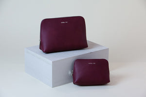 Elle Cosmetic Case Set - Bordeaux