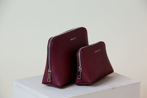 Elle Cosmetic Case Set - Bordeaux