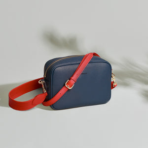 Grace Cross-body - Navy / Red