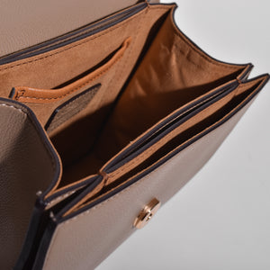 Hamilton Round Cross-body - Mud Beige