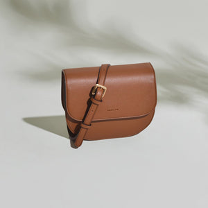 Hamilton Round Cross-body - Brown [Sample Sale]