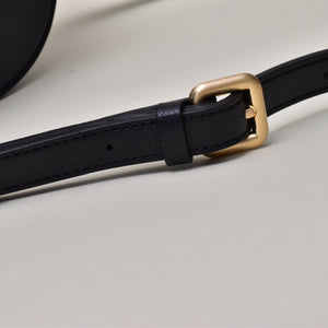 Hamilton Round Cross-body - Black [Sample Sale]