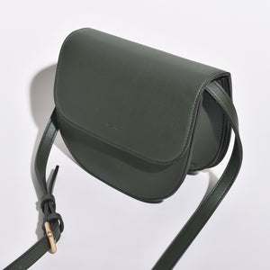 Hamilton Round Cross-body - Dark Green [Sample Sale]