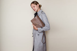 Anya Cross-body - Mud Gray