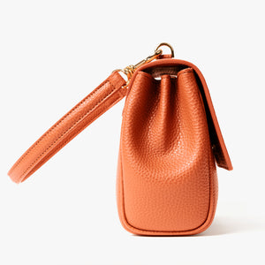 Eloise Soft Satchel [Signet] - Orange