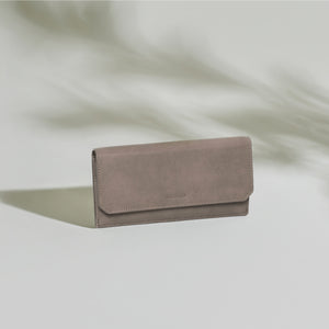 Olivia Slim Wallet - Taupe Gray