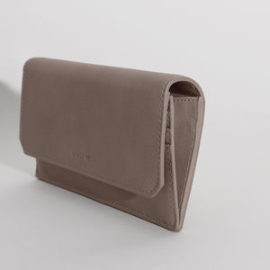 Olivia Slim Wallet - Taupe Gray